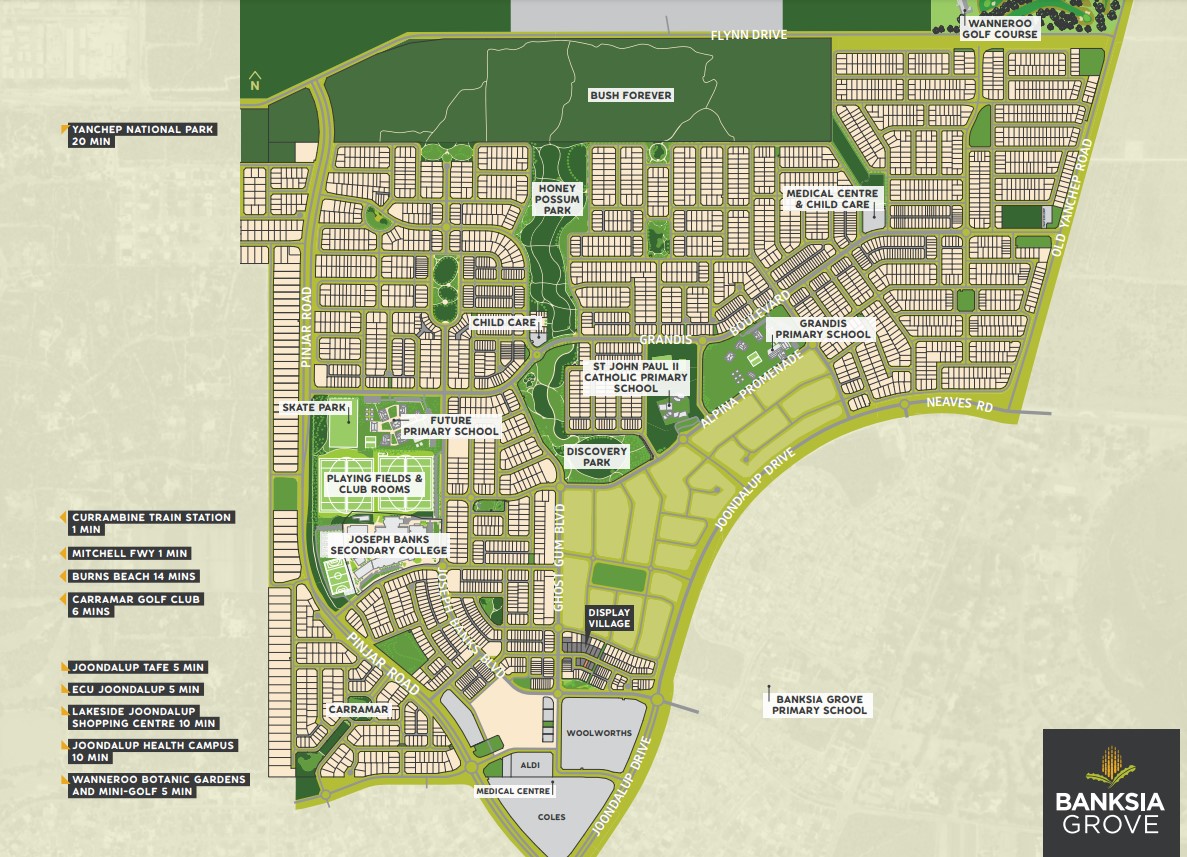 [Land for Sale] Banksia Grove Estate, Banksia Grove OpenLot